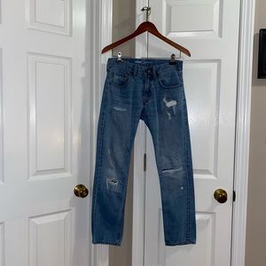 Old Navy Distressed Blue Jeans